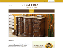 Tablet Screenshot of galeriastores.com